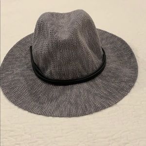 Phase 3 brim hat purple & lavender w brown straps.